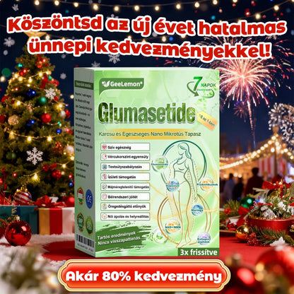 ⚡ Vásárolj 5-öt, kapj 5-öt ajándékba! | Magyar szakértők által ajánlott · 👩‍⚕️ Hivatalos márkabolt | 🎁 GeeLemon® Glumasetide 8 az 1-ben Karcsú és Egészséges Nano Mikrotűs Tapasz 🇭🇺
