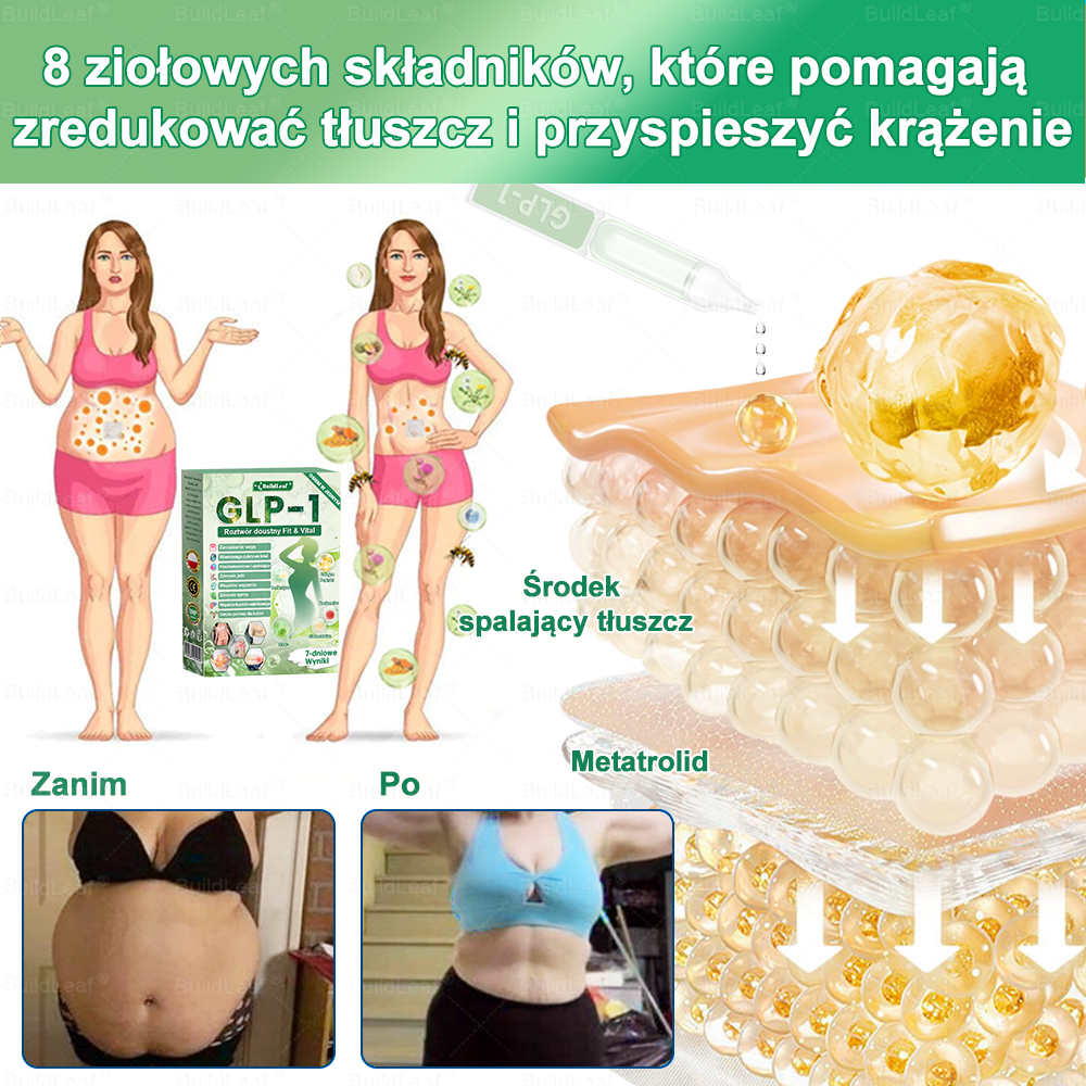 🌱Oficjalny sklep Polska | ✨BuildLeaf® GLP-1 8-w-1 Fit & Vital Rozwiązanie (Jednorazowe dziennie, widoczne zmiany w ciągu 7 dni) ✅ Otyłość, zdrowie sercowo-naczyniowe, cukrzyca, bezdech senny, zdrowie jelit, problemy ze stawami i inne.