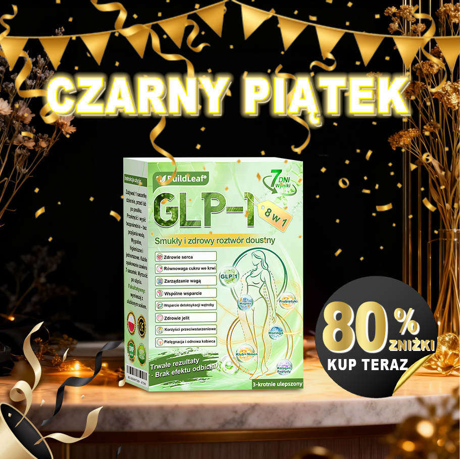 🎅🎄 Merry Christmas | Oficjalny sklep 👩‍⚕️ BuildLeaf® GLP-1 8-w-1 roztwór doustny (raz dziennie, efekty w 7 dni) Wspiera odchudzanie, serce, cukier, sen, jelita, stawy oraz ujędrnia skórę i dodaje energii