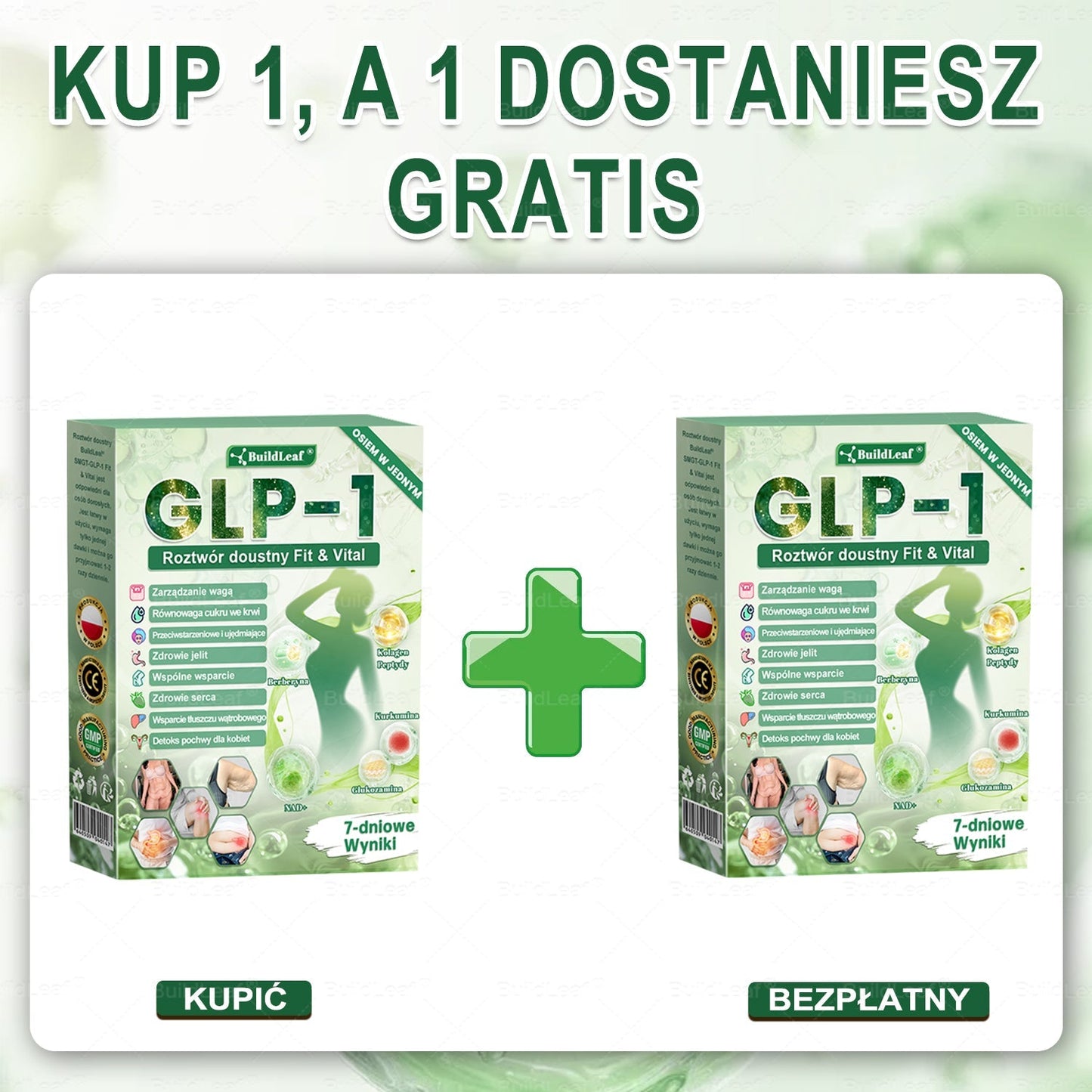 🌱Oficjalny sklep Polska | ✨BuildLeaf® GLP-1 8-w-1 Fit & Vital Rozwiązanie (Jednorazowe dziennie, widoczne zmiany w ciągu 7 dni) ✅ Otyłość, zdrowie sercowo-naczyniowe, cukrzyca, bezdech senny, zdrowie jelit, problemy ze stawami i inne.