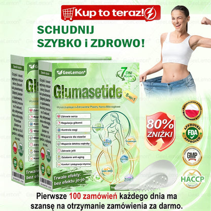 🌱Oficjalny Sklep | 👩‍⚕️🎁 𝐆𝐞𝑒𝐿𝑒𝐦𝐨𝐧® 𝐆𝐥𝐮𝐦ase𝐭𝐢𝐝𝐞 𝟖 𝐰 𝟏 Smukły i Zdrowy Nano Plaster z Mikronakłuciami 🇵🇱(Tylko raz dziennie, widoczne zmiany już w 7 dni)✅ Na otyłość, 🅛🅞🅞🅢🅔 🅢🅚🅘🅝 wiotką skórę, cukrzycę, bezdech senny, problemy ze stawami i wiele więcej