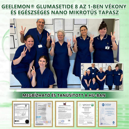 ⚡ Vásárolj 5-öt, kapj 5-öt ajándékba! | Magyar szakértők által ajánlott · 👩‍⚕️ Hivatalos márkabolt | 🎁 GeeLemon® Glumasetide 8 az 1-ben Karcsú és Egészséges Nano Mikrotűs Tapasz 🇭🇺