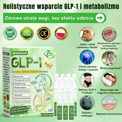 🎅🎄 Merry Christmas | Oficjalny sklep 👩‍⚕️ BuildLeaf® GLP-1 8-w-1 roztwór doustny (raz dziennie, efekty w 7 dni) Wspiera odchudzanie, serce, cukier, sen, jelita, stawy oraz ujędrnia skórę i dodaje energii