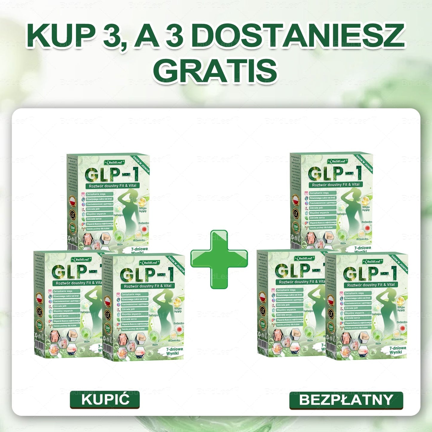 🌿Oficjalny sklep Polska | ✨BuildLeaf® GLP-1 8-w-1 Fit & Vital Rozwiązanie (Jednorazowe dziennie, widoczne zmiany w ciągu 7 dni) ✅ Otyłość, zdrowie sercowo-naczyniowe, cukrzyca, bezdech senny, zdrowie jelit, problemy ze stawami i inne.