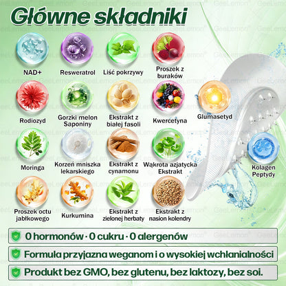 🌱Oficjalny Sklep | 👩‍⚕️🎁 𝐆𝐞𝑒𝐿𝑒𝐦𝐨𝐧® 𝐆𝐥𝐮𝐦ase𝐭𝐢𝐝𝐞 𝟖 𝐰 𝟏 Smukły i Zdrowy Nano Plaster z Mikronakłuciami 🇵🇱(Tylko raz dziennie, widoczne zmiany już w 7 dni)✅ Na otyłość, 🅛🅞🅞🅢🅔 🅢🅚🅘🅝 wiotką skórę, cukrzycę, bezdech senny, problemy ze stawami i wiele więcej