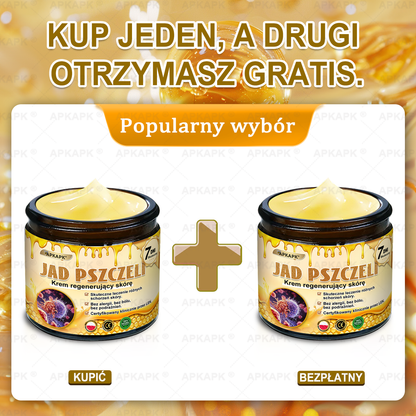 Polecane przez USK w Białymstoku · Wyprodukowano w Polsce✨✨ 𝖠𝖯𝖪𝖠𝖯𝖪® krem regenerujący skórę z jadem pszczelim