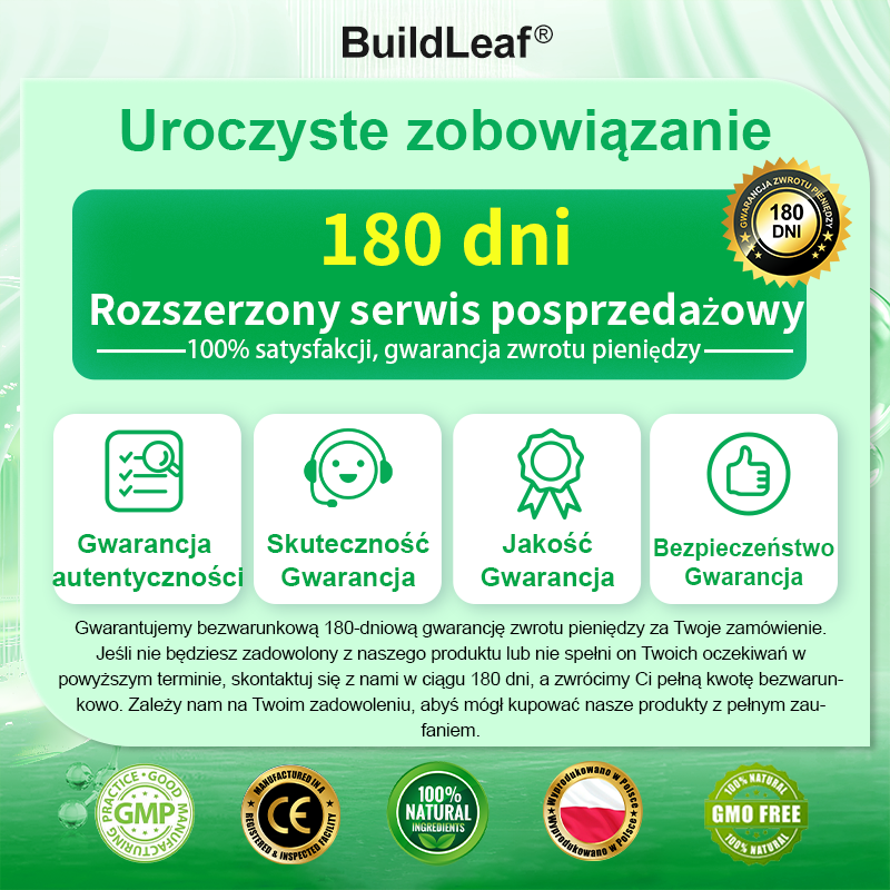 🎅🎄 Merry Christmas | Oficjalny sklep 👩‍⚕️ BuildLeaf® GLP-1 8-w-1 roztwór doustny (raz dziennie, efekty w 7 dni) Wspiera odchudzanie, serce, cukier, sen, jelita, stawy oraz ujędrnia skórę i dodaje energii