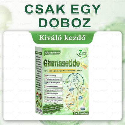 ⚡ Vásárolj 5-öt, kapj 5-öt ajándékba! | Magyar szakértők által ajánlott · 👩‍⚕️ Hivatalos márkabolt | 🎁 GeeLemon® Glumasetide 8 az 1-ben Karcsú és Egészséges Nano Mikrotűs Tapasz 🇭🇺