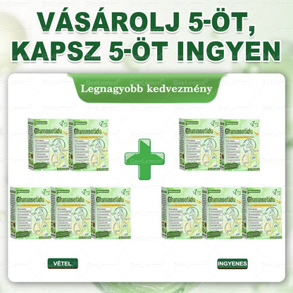 ⚡ Vásárolj 5-öt, kapj 5-öt ajándékba! | Magyar szakértők által ajánlott · 👩‍⚕️ Hivatalos márkabolt | 🎁 GeeLemon® Glumasetide 8 az 1-ben Karcsú és Egészséges Nano Mikrotűs Tapasz 🇭🇺